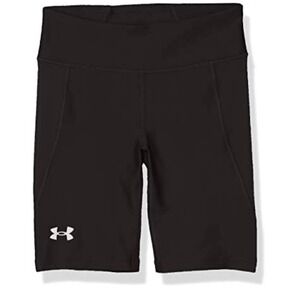Under‎ Armour Heatgear Compression Biker Shorts Black Womens XS